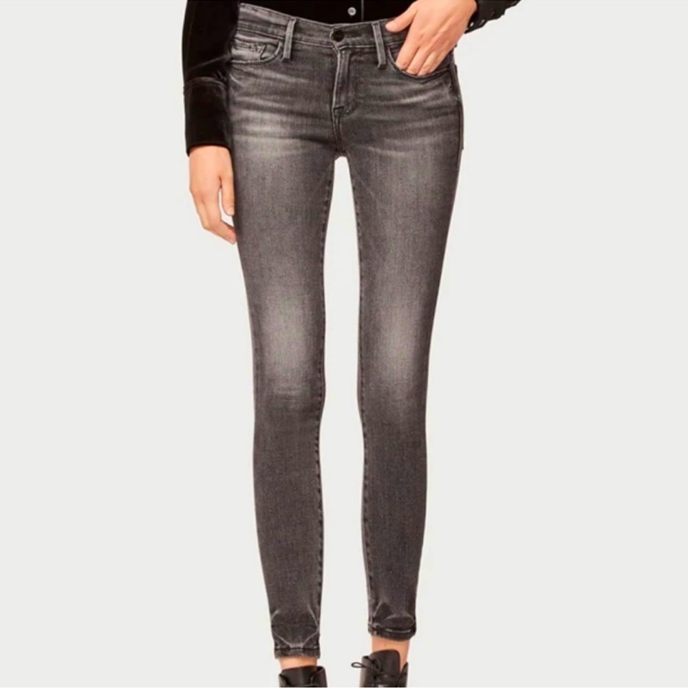 FRAME Le High Skinny Jeans Jackson Peak